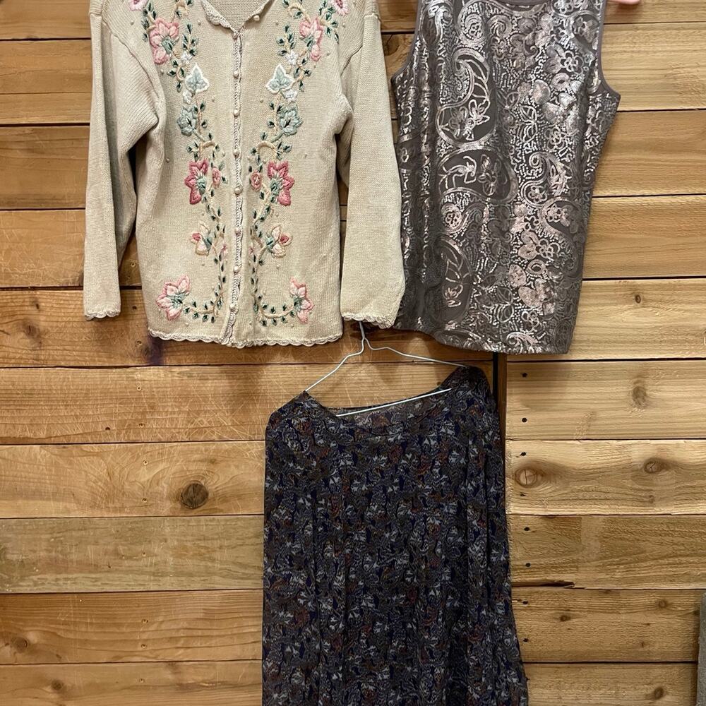 Women’s bundle of three shirts office wear business casual size small